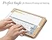 FYY Case for iPad Air 2 - Premium PU Leather Case Smart Auto Wake/Sleep Cover with Hand Strap, Card Slots, Pocket for iPad Air 2 Khaki