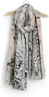 Synthiiz Scarf Shawl Wrap With Satin Surface Pashmina Large Size For Woman (light pink)