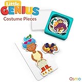 Osmo - Little Genius Costumepiece - Includes 2 Games - Stories & Costume Party - Ages 3-5 - Preschool Ages - Following Along with Stories, Empathy, Critcal Thinking, Fine Motor Skills, & Creativity