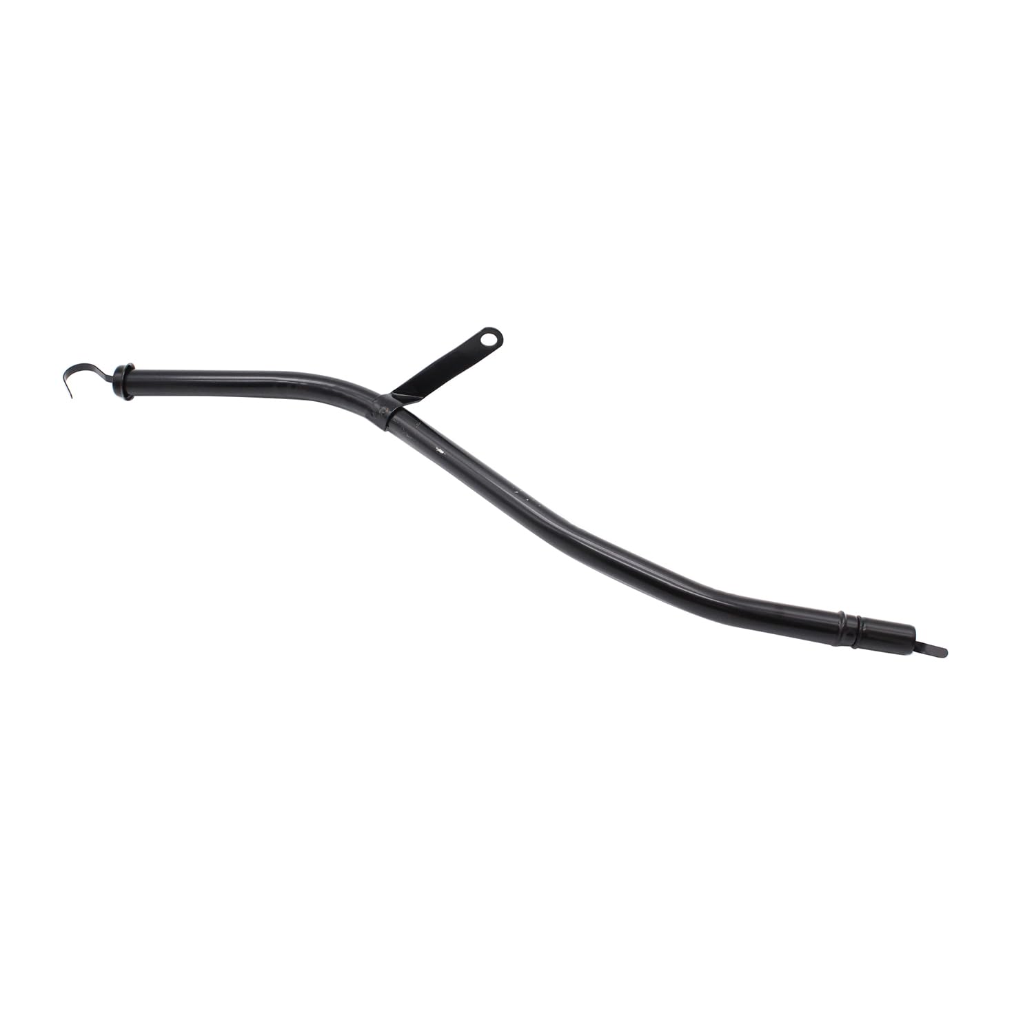 Photo 1 of 1 pc SHLPDFM Black Steel TH400 GM Chevy Transmission Dipstick Tube 24" Long Compatible with Chevy GM Turbo 400 TH-400