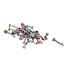 Sonline 30 Assorted 316 Steel Acrylic Ball Labret Lip Bar Ring