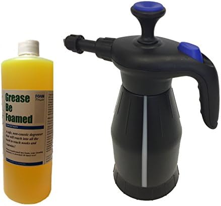 Foam Power - Grease Be Foamed Starter Kit Bundle with 1.5L10X Foamer and 1 QT Grease Be Foamed