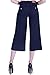 naafii Missy & Plus Size Basic Loose Wide Leg Capri Jeans Pants
