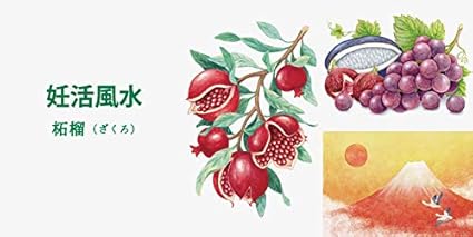 Amazon Co Jp 風水イラスト三柑 桃 橘 柘榴 クリスマスリース ホーム キッチン