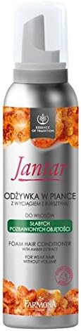Jantar Foam Hair Conditioner With AMBER EXTRACT - WEAK HAIR WITHOUT VOLUME 180ml - J09