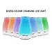 Natrogix Essential Oil Diffuser 100ml Totem - Cool Mist Aroma Humidifier for Aromatherapy 7 Colors with Changing Colored LED Lights, Waterless Auto Shut-Off and Adjustable Mist Mode w/Free E-Book