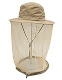 Home Prefer Men's Summer Outdoor UPF 50+ Sun Hat with Mesh Face Mask Fishing Hat