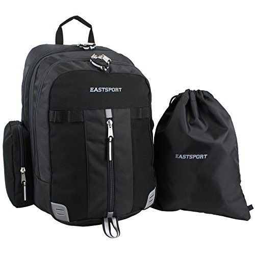 Eastsport Oversized Expandable Backpack with Removable EasyWash Bag
