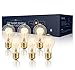 TORCHSTAR A19 LED Bulb Dimmable, 7W LED Light Bulb 60W Equivalent, Vintage Bulbs 800LM, 4000K Cool White, E26 Medium Base, UL Listed, Pack of 6