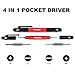 Megapro 6PDRIVER-CC Four-in-One Pocket Driver Set
