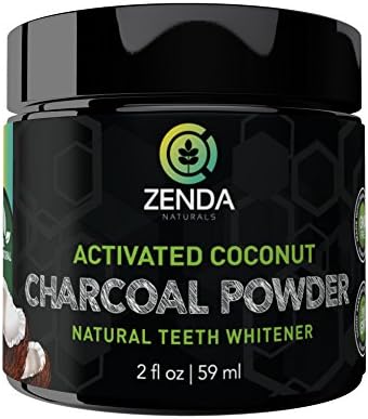Teeth Whitening Activated Charcoal Powder - Made with Organic Coconut Active Charcoal and Bentonite Clay Tooth Whitener Formula. Use Like Toothpaste &amp; Skip the Strips, Kits and Gel!