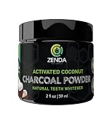Activated Charcoal Teeth Whitening Powder - Made with Organic Coconut Active Charcoal and Bentonite Clay Tooth Whitener Formula. Use Like Toothpaste & Skip the Strips, Kits and Gel!