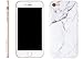 Iphone 7 Case, IiEXCEL IMD Frosted Series White Marble Pattern Anti-scratch Thin Soft Flexible TPU Case for Apple Iphone 7 [4.7 inch Display] [Color 15]