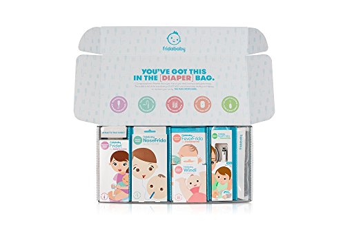 Large Health and Grooming Baby set by Fridababy | Big Bundle of Joy includes NoseFrida, Windi and other baby essentials for new parents