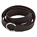 Armory Replicas Simple Brown Medieval Leather Belt with Steel Ring