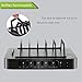Charging Station, 6 Ports USB Charging Station With smart charging IC for iPhone, iPad and All Cellphones