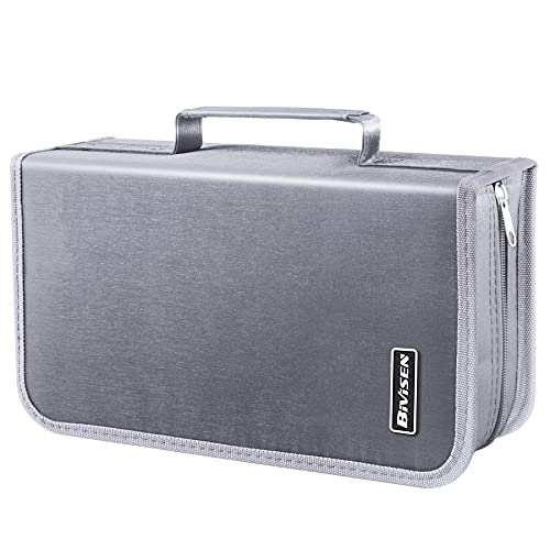 Bivisen CD/DVD Portable Storage Binder Handle