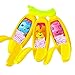 Bananas Collectible Toy 3-Pack Bunch (Yellow, Pink, Yellow - Series 1) by Cepia (Styles May Vary)