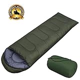 AIR BOLING Sleeping Bag, Envelope Portable and Lightweight for 2-3Season Camping, Hiking, Traveling, Backpacking and Outdoor Activities