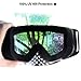 4-FQ Motocross Goggles Dirt Bike Goggles Adult PU Resin Motorcycle Goggles Windproof ATV Goggles Dustproof CRG Sports Riding Goggles Scratch Resistant Racing Goggles Ski Goggles