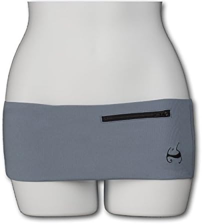 Hip Appeal Women's Fanny Pack (S/M, Platinum/ Black)