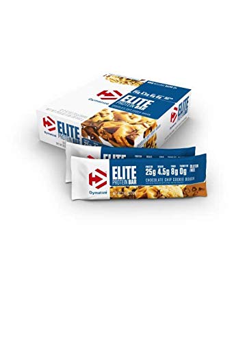 Dymatize Elite Protein Bar, Chocolate Chip Cookie Dough, 12 Count