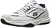 Skechers Sport Men's Monaco Tr Oxford,White/Navy,9.5 M US