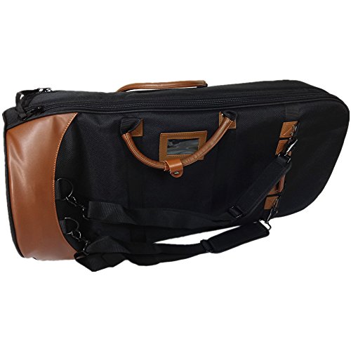 Deluxe Euphoniums Gig Bag Case 25MM Padded Comfortable Leather Handle E-5B
