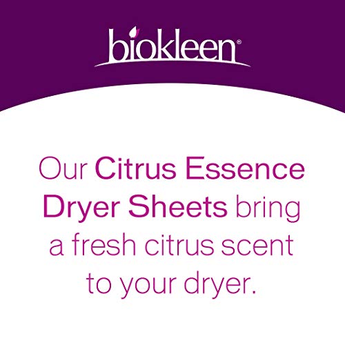 Biokleen Laundry Dryer Sheets, Fabric Softener, EcoFriendly, NonToxic