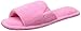 Dearfoams Women's Scuff Slipper,Aurora Pink,Medium/7-8 M US
