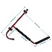 Excelvan KR005 100LBS Steel Kayak Ladder Wall Mount Storage Rack Bike Surfboard Canoe Folding Hanger Red