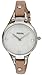 Fossil Women's ES3150 Georgia Three Hand Bone Leather Strap Watch