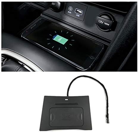 Mobile Phone Wireless Charging pad Mount car Accessories, 10W 7.5W Fast Charging Compatible with S10+ S10e S9 Note 9, Phone Xs Max XR X 8 Plus for Creta 2015 2016 2017