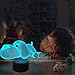 FULLOSUN 3D LED Dog Night Light Lovely Doggy Baby Nightlight for Bedroom,Remote Control 16 Color Change Illusion Decor Lamp Unique Gift