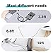 USB C to C Cable, AOJI[10ft+6.6ft+3.3ft] 3A Type C Double Ended Fast Charging Cord,Nylon Braided Power Charger for Samsung Galaxy Note 10 S11 11 Plus,Google Pixel 4 2 3 XL,Nintendo Switch,iPad Pro2018