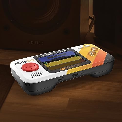 DGUNL-7015 Atari Pocket Player Pro Portable Gaming System 100 Jogos