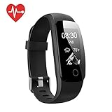 Lintelek Fitness Tracker HR, Activity Tracker, Continuous HR Monitor, Sleep Monitor, Steps Counter, Waterproof, 14 Sports Modes