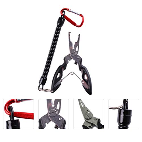 Abaodam Angelzange, multifunktionale Pinzette, Fischdraht, Schere, Fischgriff-Ausrüstung – Bild 3