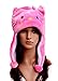 Pink Kitty Aviator Cosplay Plush Hat