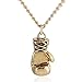 Godyce Rose Gold Boxing Gloves Pendant Necklace for Women Men Girl - Jewelry