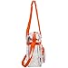 Eastsport Clear Stadium Approved Tote, Orange