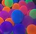 Blacklight Party Balloons That Glow in The Dark Under Blacklight - 11 inch Neon Flourescent Latex Balloons, 25 Count