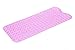 Simple Deluxe Bath Mat, Slip-Resistant Pink