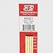 K&S Precision Metals Round Brass Tube 9821 - 3mm OD 0.45mm Wall x 300mm Long - DIY Crafts, Plumbing, HVAC, Modeling, Made in USA - 4 Tubes