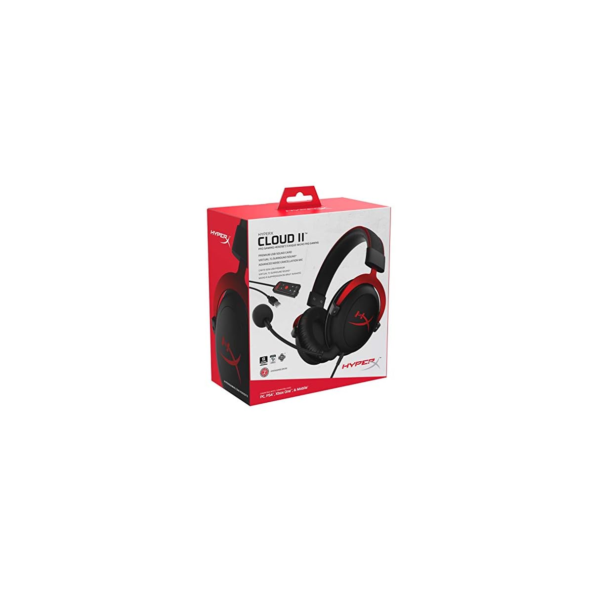 Headset Gamer Hyperx Cloud II, Kingston, KHX-HSPC-RD, Preto e Vermelho –  Ofertas Santo Andre