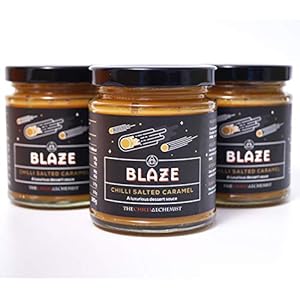 THE CHILLI ALCHEMIST Blaze, Chili gezouten karamel X 3, 540 ml