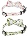 Gyapet Collar for Cats Pets Breakaway with Bell Bowtie Floral Bow Detachable Adjustable Safety Puppy 2pcs Fruit-Watermelon & Avocadothumb 2
