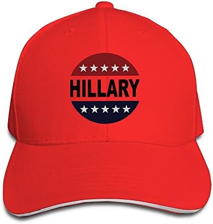 Hillary Clinton For President Hunting Sandwich Bill Cap Unisex Red