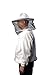 Pro-Breeze Ventilated Beekeeping Jacket For Men/Women By Forest Beekeeping Supply | Round Vented Apiary Jacket W/Veil Hood For Beginner/Commercial Beekeepers | Brass Zippers and Thumb Straps (X-LARGE)