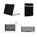 TOP CASE - 4 in 1 Essential Bundle Matte Hard Case, Sleeve, Keyboard Cover, Screen Protector Compatible MacBook White 13